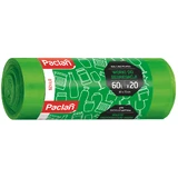 Paclan, пакети для сміття, скляні, зелені, 60 л х 20 шт.