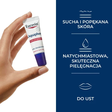 Eucerin Aquaphor SOS Lip Repair, защитная помада, 10 мл: цены и характеристики