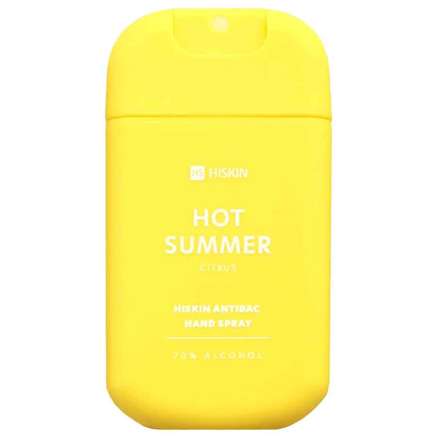 HiSkin Hot Summer, спрей для дезинфекции рук, цитрусовый, 30 мл: цены и характеристики