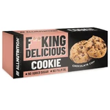 Allnutrition Fitking Delicious Cookie Chocolate Chip, шоколадное печенье, без добавления сахара, 135 г.