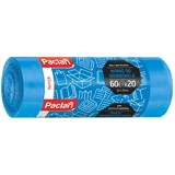 Paclan, пакети для сміття, паперові, сині, 60 л х 20 шт.