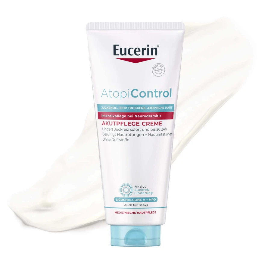 Eucerin AtopiControl, заспокійливий крем для фази загострення симптомів АД, 100 мл: ціни та характеристики