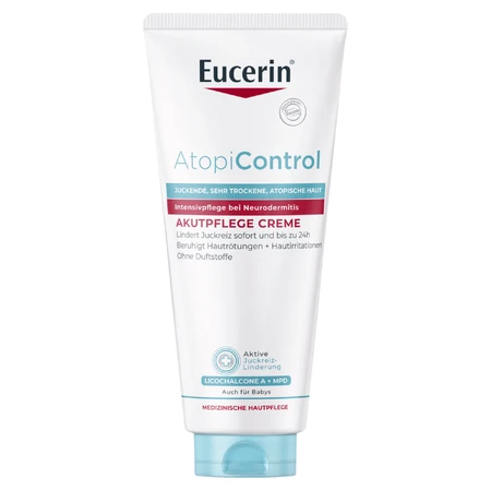 Eucerin AtopiControl, заспокійливий крем для фази загострення симптомів АД, 100 мл: ціни та характеристики