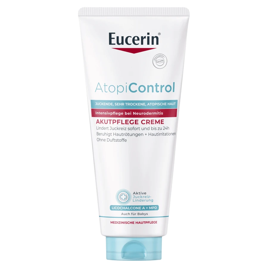 Eucerin AtopiControl, заспокійливий крем для фази загострення симптомів АД, 100 мл: ціни та характеристики