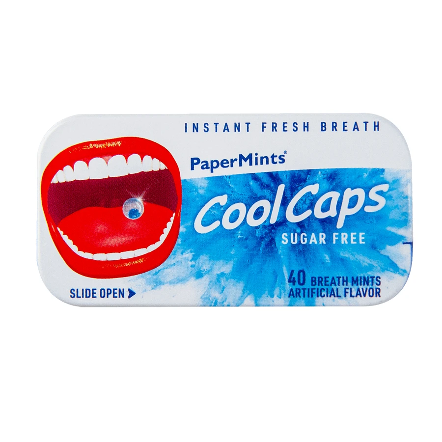 CoolCaps PaperMints, капсулы, без сахара, со вкусом мяты, 40 штук: цены и характеристики