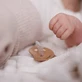 BabyOno, пустышка, 0-6 месяцев, анатомическая, силикон, бежевый/коричневый, 2 штуки