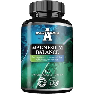 Магнієвий баланс Apollo's Hegemony Magnesium Balance, 180 капсул