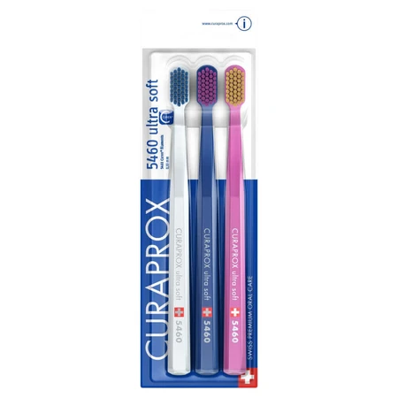 Curaprox, зубна щітка CS 5460, ультра м'яка, 3 шт.: ціни та характеристики