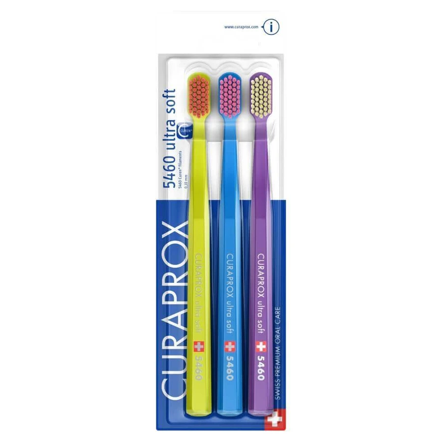 Curaprox, зубна щітка CS 5460, ультра м'яка, 3 шт.: ціни та характеристики