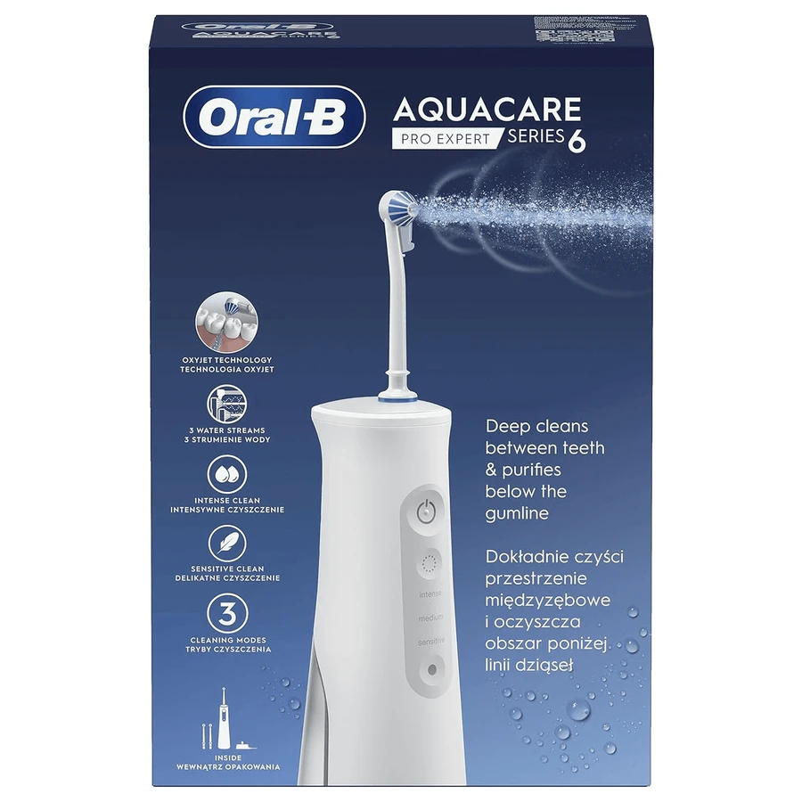 Oral-B AquaCare Pro-Expert Series 6, ирригатор с технологией OxyJet: цены и характеристики