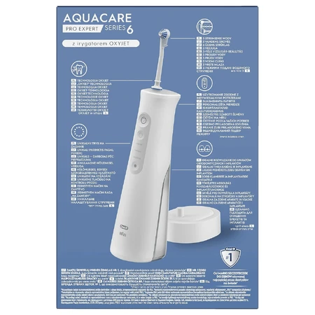 Oral-B AquaCare Pro-Expert Series 6, ирригатор с технологией OxyJet: цены и характеристики