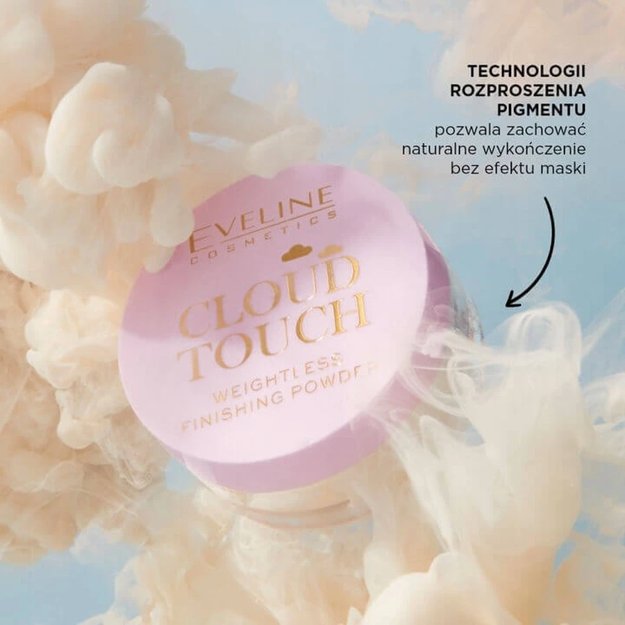 Eveline Cosmetics Cloud Touch, ультралегка розсипчаста фінішна пудра, 10 г: ціни та характеристики