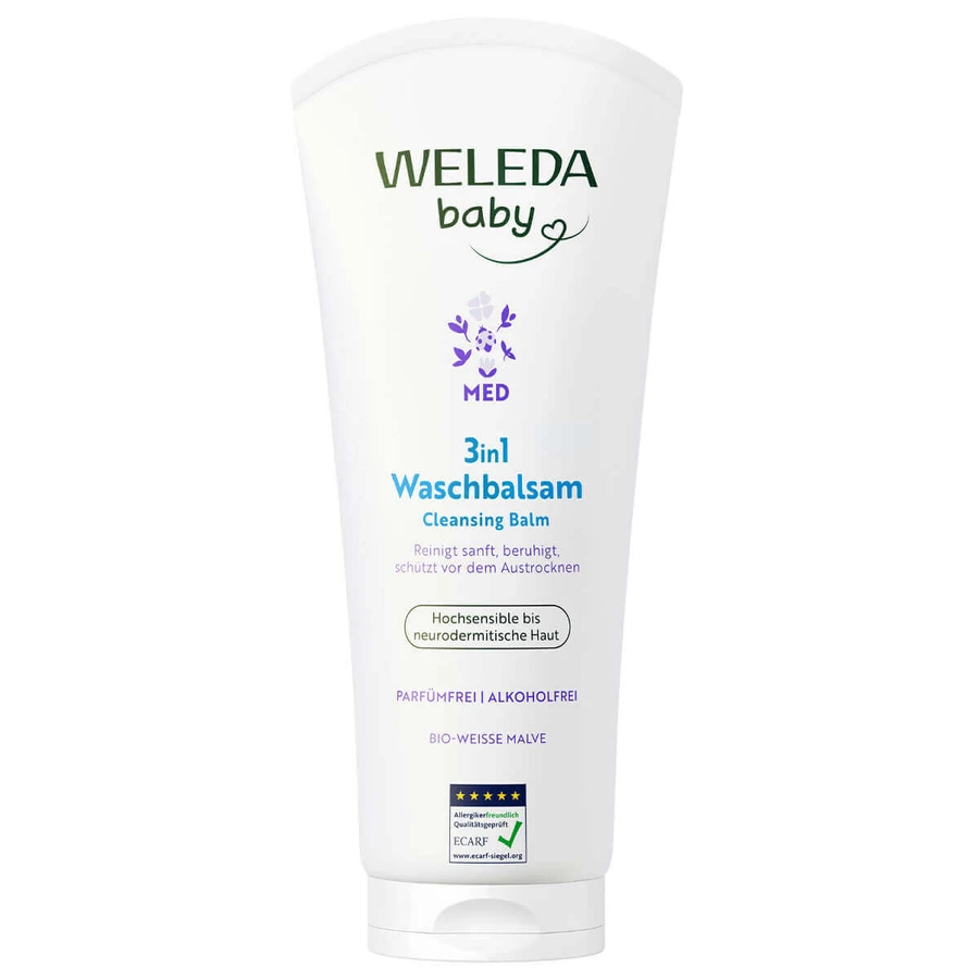 Weleda Baby Med 3 в 1, восстанавливающее мытье тела с первого дня жизни, 200 мл: цены и характеристики