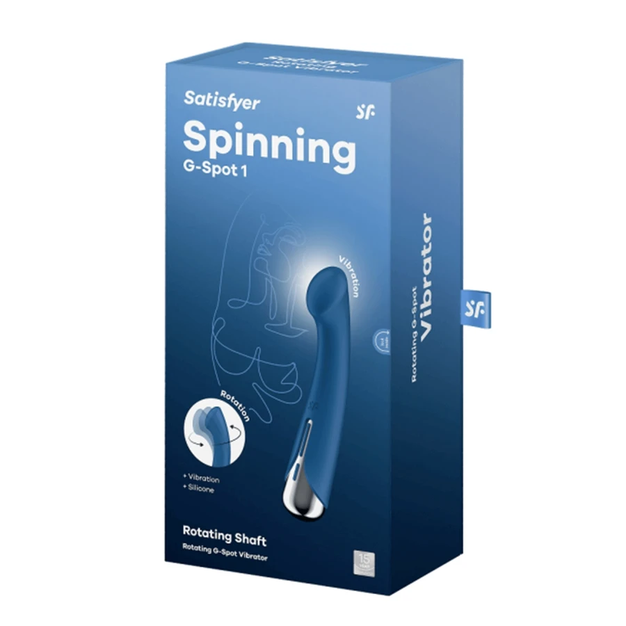 Satisfyer Spinning G-spot 1, вібратор, синій: ціни та характеристики