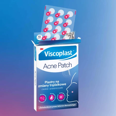 Пластир від прищів Viscoplast Acne Patch, пластир від прищів, 15 шт.: ціни та характеристики
