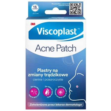 Пластир від прищів Viscoplast Acne Patch, пластир від прищів, 15 шт.: ціни та характеристики