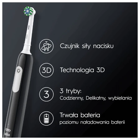 Oral-B Pro Series 1, электрическая зубная щетка, черная + футляр: цены и характеристики