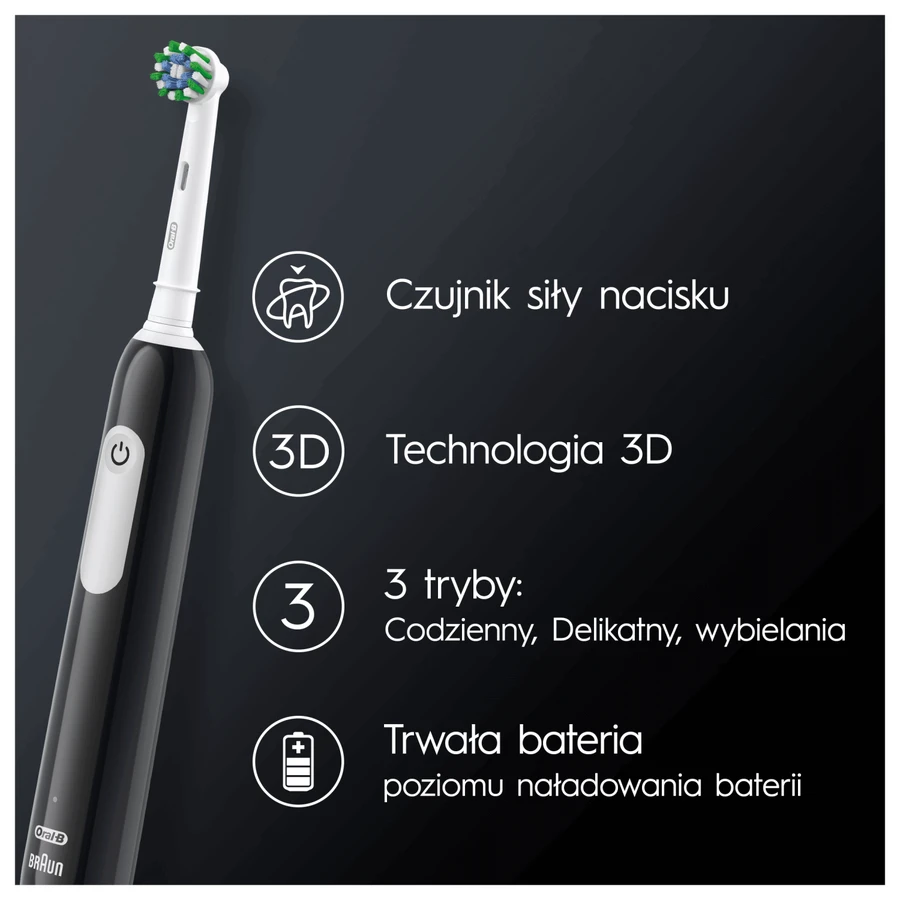 Oral-B Pro Series 1, электрическая зубная щетка, черная + футляр: цены и характеристики