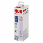 NUK Mini-Me Flip, сталева чашка 2-в-1 з нагубником, фіолетова, квітка, від 12 місяців, 500 мл: ціни та характеристики