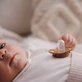 BabyOno, пустушка, 0-6 місяців, симетрична, силіконова, бежева/коричнева, 2 штуки