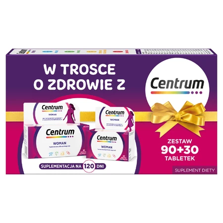 Набір Centrum Woman, 90 + 30 таблеток: ціни та характеристики