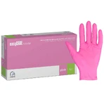 EasyCare Nitrile, нитриловые перчатки, нестерильные, неопудренные, розовые, размер L, 100 штук: цены и характеристики
