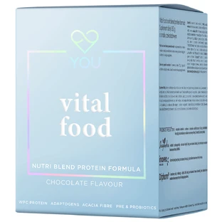 You Vital Food Nutri Blend Протеиновая формула, шоколадный вкус, 50 г x 7 пакетиков