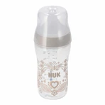NUK Perfect Match, пляшечка від кольок з силіконовою соскою, розмір M, сердечка, від 3 місяців, 260 мл: ціни та характеристики