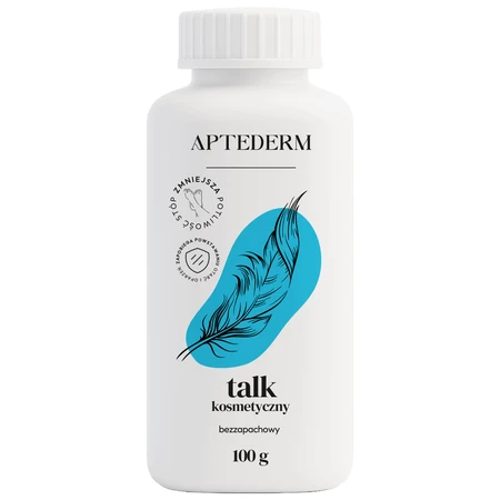 Тальк косметичний Aptederm, без запаху, 100 г: ціни та характеристики