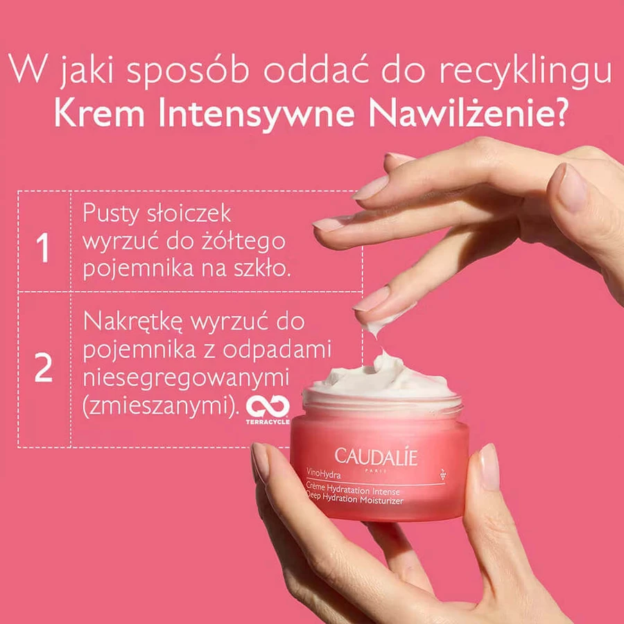 Caudalie VinoHydra, інтенсивний зволожуючий крем для обличчя, 50 мл + The des Vignes, гель для душу, 200 мл безкоштовно: ціни та характеристики