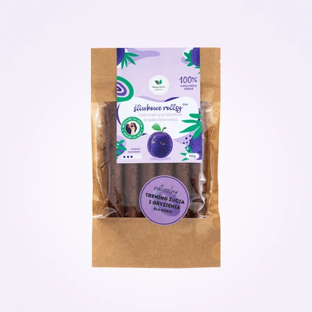 Сливовые роллы Naturally Healthy, натуральный пребиотик и источник клетчатки, 50 г.: цены и характеристики