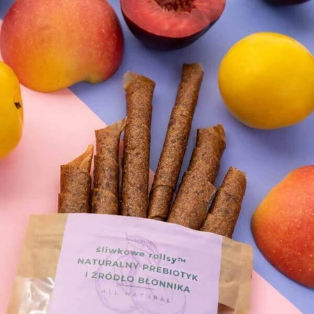 Сливовые роллы Naturally Healthy, натуральный пребиотик и источник клетчатки, 50 г.: цены и характеристики