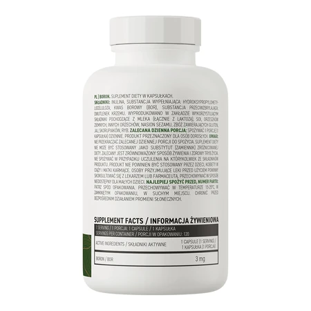 OstroVit Бор, борна кислота, 120 капсул: ціни та характеристики
