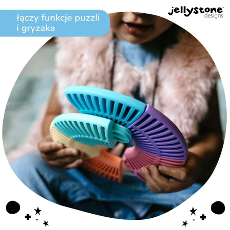 Jellystone Designs, перший сенсорний пазл, коло, пастель, 6 деталей: ціни та характеристики