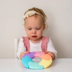Jellystone Designs, перший сенсорний пазл, коло, пастель, 6 деталей: ціни та характеристики