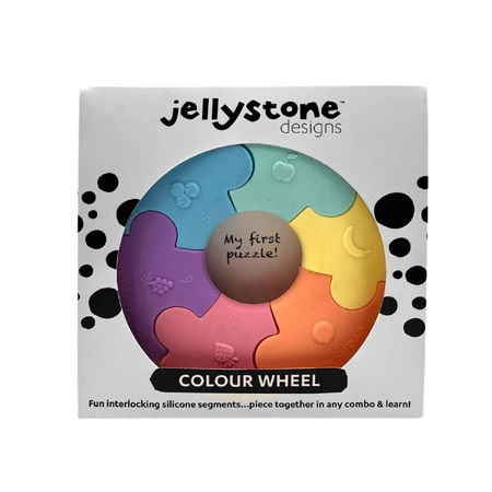 Jellystone Designs, перший сенсорний пазл, коло, пастель, 6 деталей: ціни та характеристики