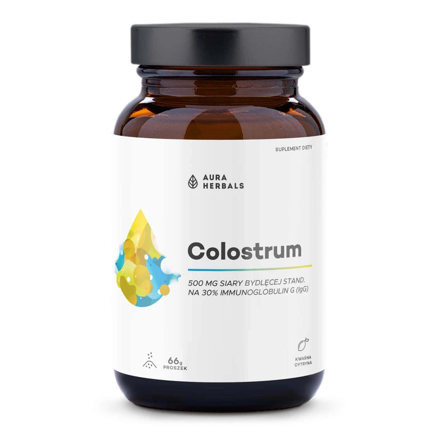Aura Herbals Колострум 500 мг, со вкусом кислого лимона, 66 г: цены и характеристики