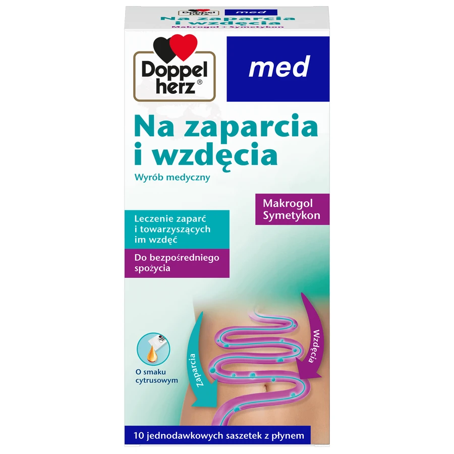 Doppelherz Med От запоров и метеоризма, макрогол 10 г, 10 пакетиков: цены и характеристики