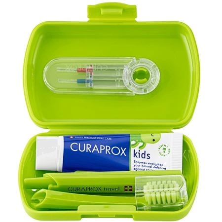 Curaprox Kids, набір для подорожей, зелений: ціни та характеристики