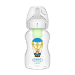 Dr Brown's Options+, антиколиковая бутылочка с широким горлышком, с соской, с 3 месяцев, кролик с шариками, 330 мл: цены и характеристики