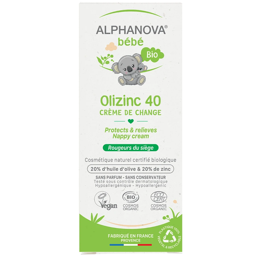 Alphanova Bebe, Oilzinc 40 Bio крем под подгузник, с рождения, снимает раздражение, 50 г: цены и характеристики
