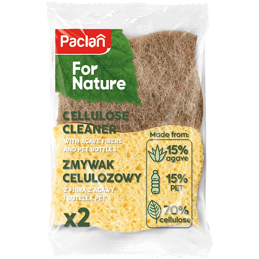 Paclan For Nature, целлюлозный очиститель, 2 штуки: цены и характеристики