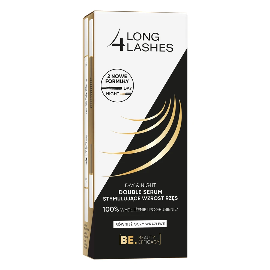 Long4Lashes Day & Night Double, сироватка для росту вій 2 в 1, 2 х 3 мл: ціни та характеристики