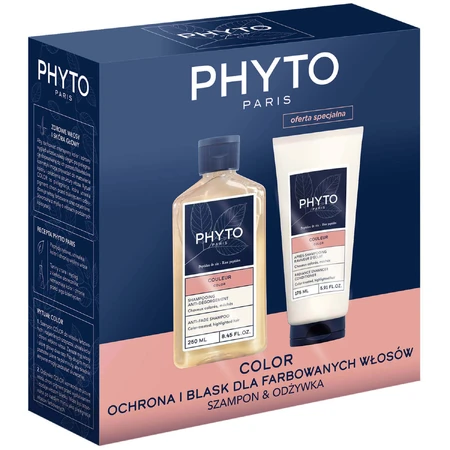 Набор Phyto Color для окрашенных волос, шампунь, защищающий цвет, 250 мл + кондиционер, придающий блеск, 175 мл: цены и характеристики