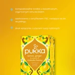 Pukka Lemon Ginger & Manuka Honey Органічний фруктово-трав'яний чай з імбиром та лимоном, ароматизований, 2 г х 20 пакетиків: ціни та характеристики