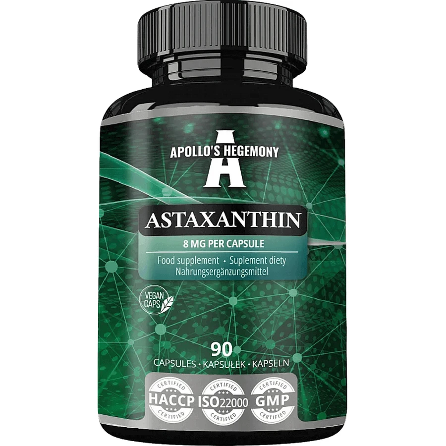 Apollo's Hegemony Astaxanthin, астаксантин, 90 капсул: цены и характеристики