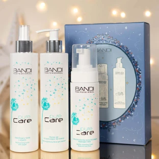 Набор Bandi Pure Care, морской очищающий гель, 230 мл + увлажняющий тоник с водорослями, 230 мл + нежная очищающая пенка, 150 мл