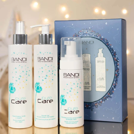 Набір Bandi Pure Care, морський очищувальний гель, 230 мл + зволожувальний тонік з водоростями, 230 мл + ніжна пінка для вмивання, 150 мл: ціни та характеристики