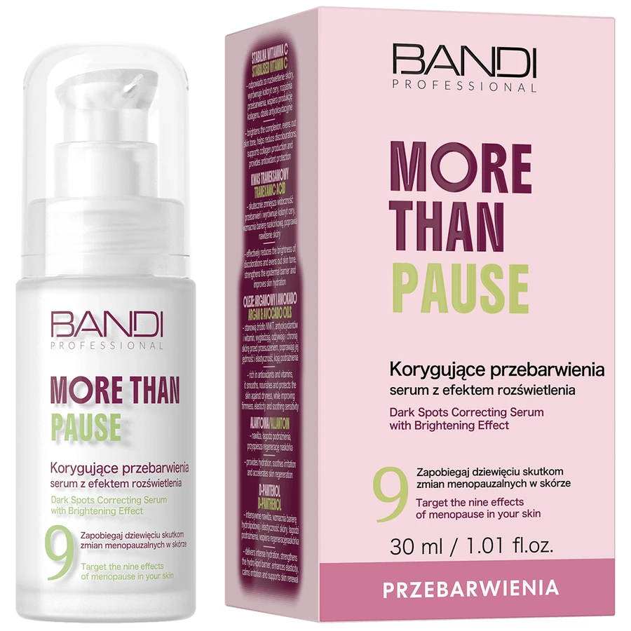 Bandi Professional More Than Pause, сироватка для корекції недоліків шкіри, що освітлює, 30 мл: ціни та характеристики