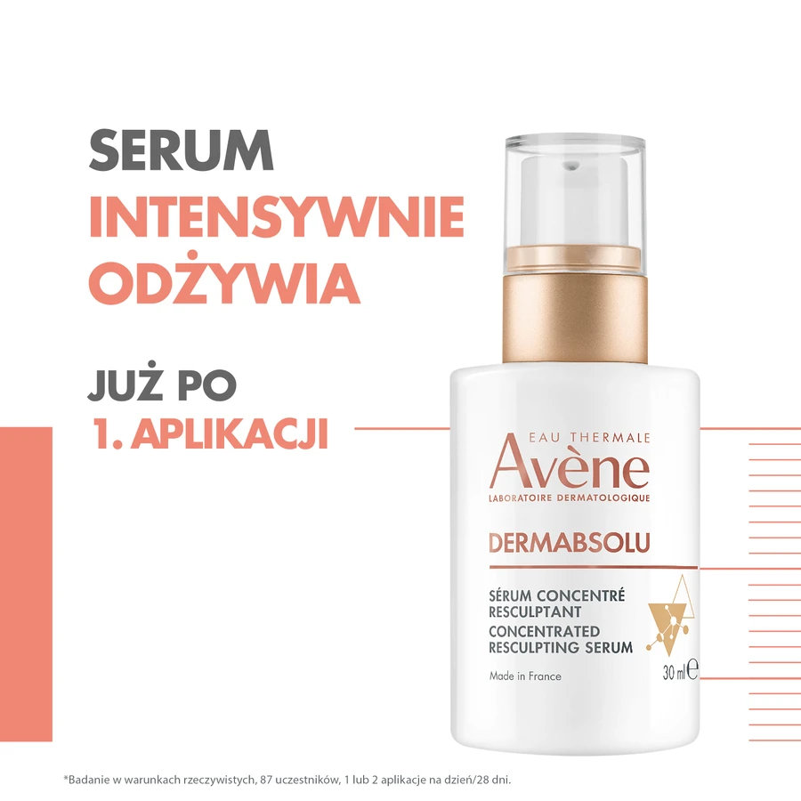 Avene Dermabsolu Concentrated Rejuvenating Care Set, нічний крем з інтенсивним ліфтингом, 40 мл + сироватка для відновлення контуру обличчя, 30 мл: ціни та характеристики